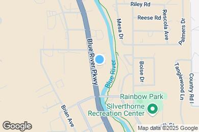 Map image of the property - 740 Blue River Pkwy