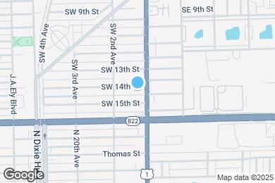 Map image of the property - 19 SW 14th St