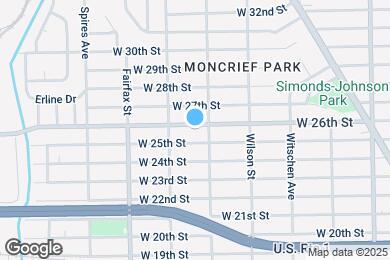 Map image of the property - 1622 W 26th St