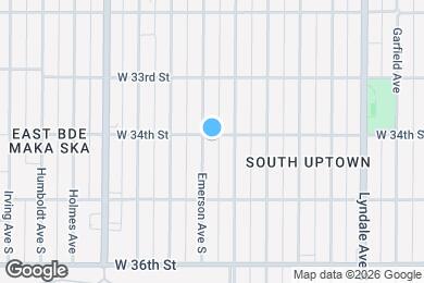 Map image of the property - 3401 Emerson Ave S