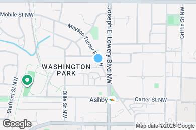 Map image of the property - Room in Single Family Home on Mayson Turner Rd NW