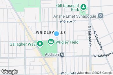 Map image of the property - 3700 N Sheffield Ave