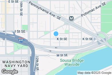 Map image of the property - 1320 K St SE
