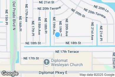 Map image of the property - 1906 NE 18th Terrace