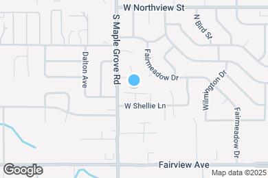 Map image of the property - 8950 W Shellie Ln