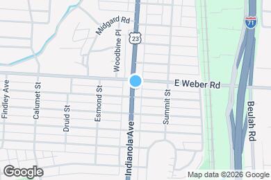 Map image of the property - 2956 Indianola Ave