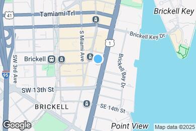 Map image of the property - 1060 Brickell Ave