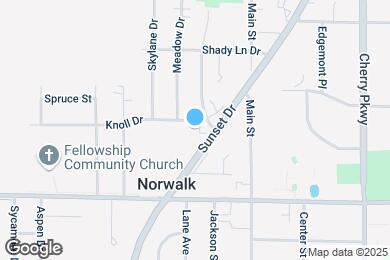 Map image of the property - 608 Knoll Dr