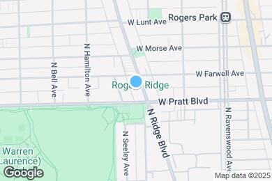 Map image of the property - 6816 N Ridge Blvd