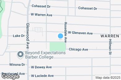 Map image of the property - 518 W Earle Ave