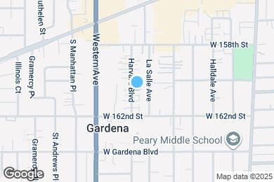 Map image of the property - 16016 S Harvard Blvd