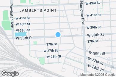 Map image of the property - 1305 W 38th St