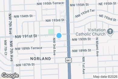 Map image of the property - 265 NW 190th St