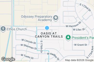 Map image of the property - 17601 W Lilac St