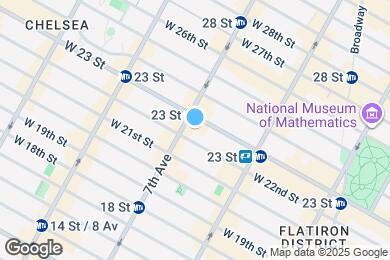 Map image of the property - 170 W 23rd St