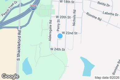 Map image of the property - 2201 Perry St