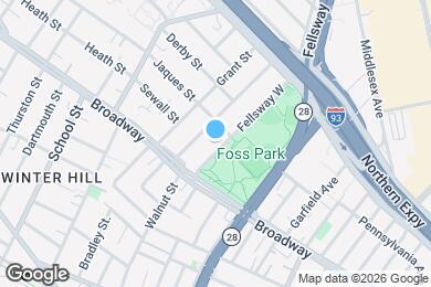 Map image of the property - 24 Fellsway W