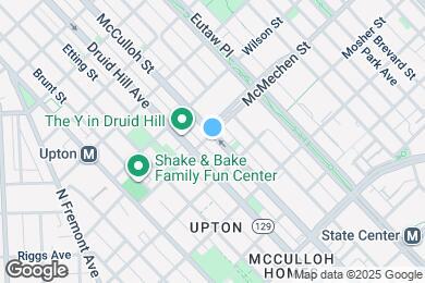 Map image of the property - 1532 McCulloh St