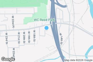 Map image of the property - 3865 W 16th St