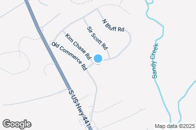 Map image of the property - Hidden Pines