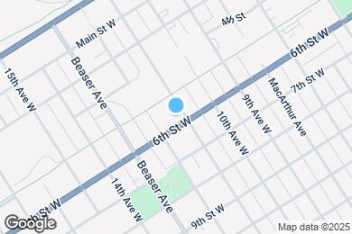 Map image of the property - 517 11th Ave W