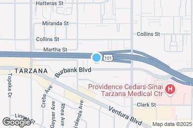 Map image of the property - Gateway Tarzana Apartments