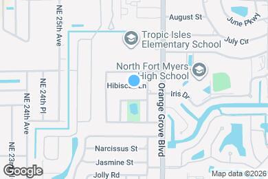 Map image of the property - 915 Hibiscus Ln