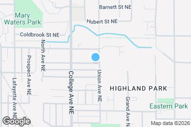 Map image of the property - 557 Walnut St NE