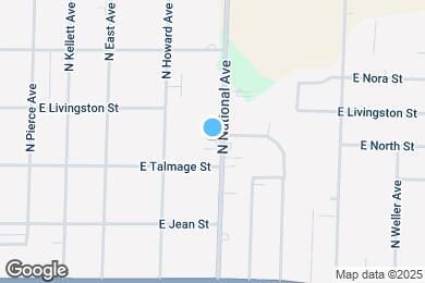 Map image of the property - 2629 N National Ave
