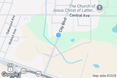 Map image of the property - 603 City Blvd