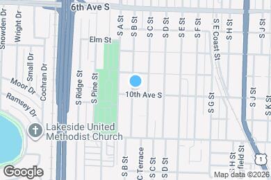 Map image of the property - 926 S B St
