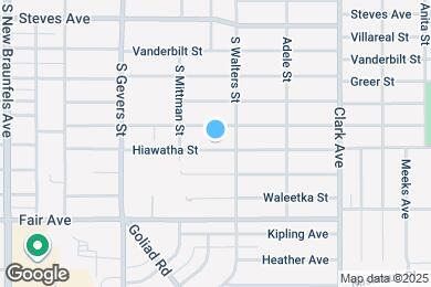 Map image of the property - 2535 Hiawatha St