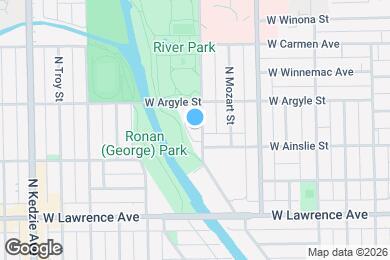 Map image of the property - 4916 N Francisco Ave