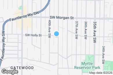 Map image of the property - 6701 39th Ave SW