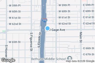 Map image of the property - 340 W Gage Ave