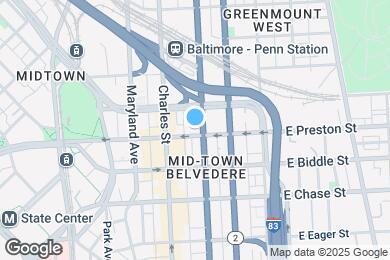 Map image of the property - 32 E Preston St
