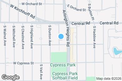 Map image of the property - 1047 S Evergreen Ave