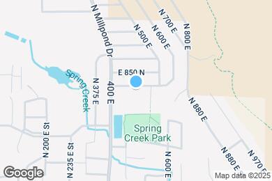 Map image of the property - 454 E 800 N