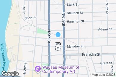 Map image of the property - 519 Fulton St