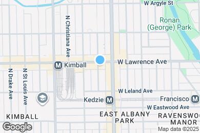 Map image of the property - 4755 N Sawyer Ave