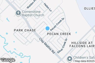 Map image of the property - 2109 Pecan Creek Dr