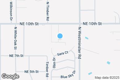 Map image of the property - 10831 NE 8th Terrace