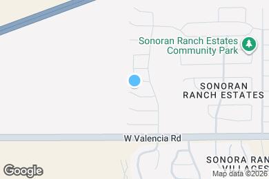 Map image of the property - 8586 W Magpie Pl
