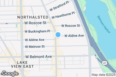 Map image of the property - 555 W Aldine Ave