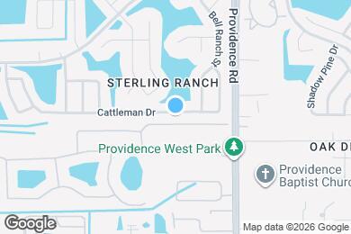 Map image of the property - 2014 Cattleman Dr