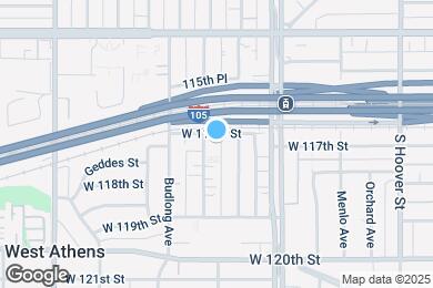 Map image of the property - 1060 W 117th St