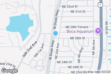 Map image of the property - 103 NE 28th St