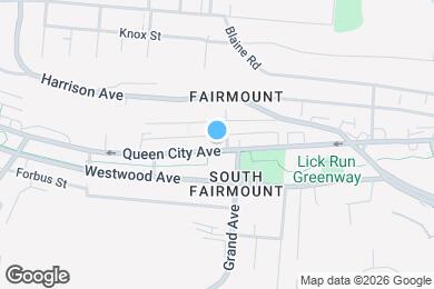 Map image of the property - 1716 Queen City Ave