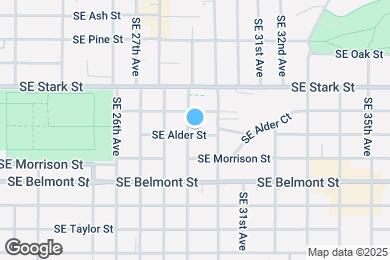 Map image of the property - 2915 SE Alder St