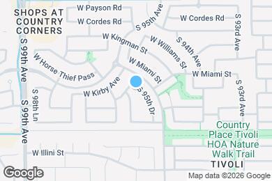 Map image of the property - 3312 S 95th Dr